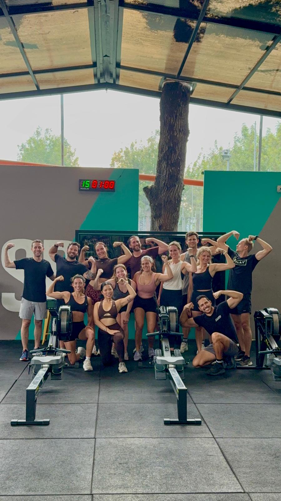 Digital Nomad Fitness group workout