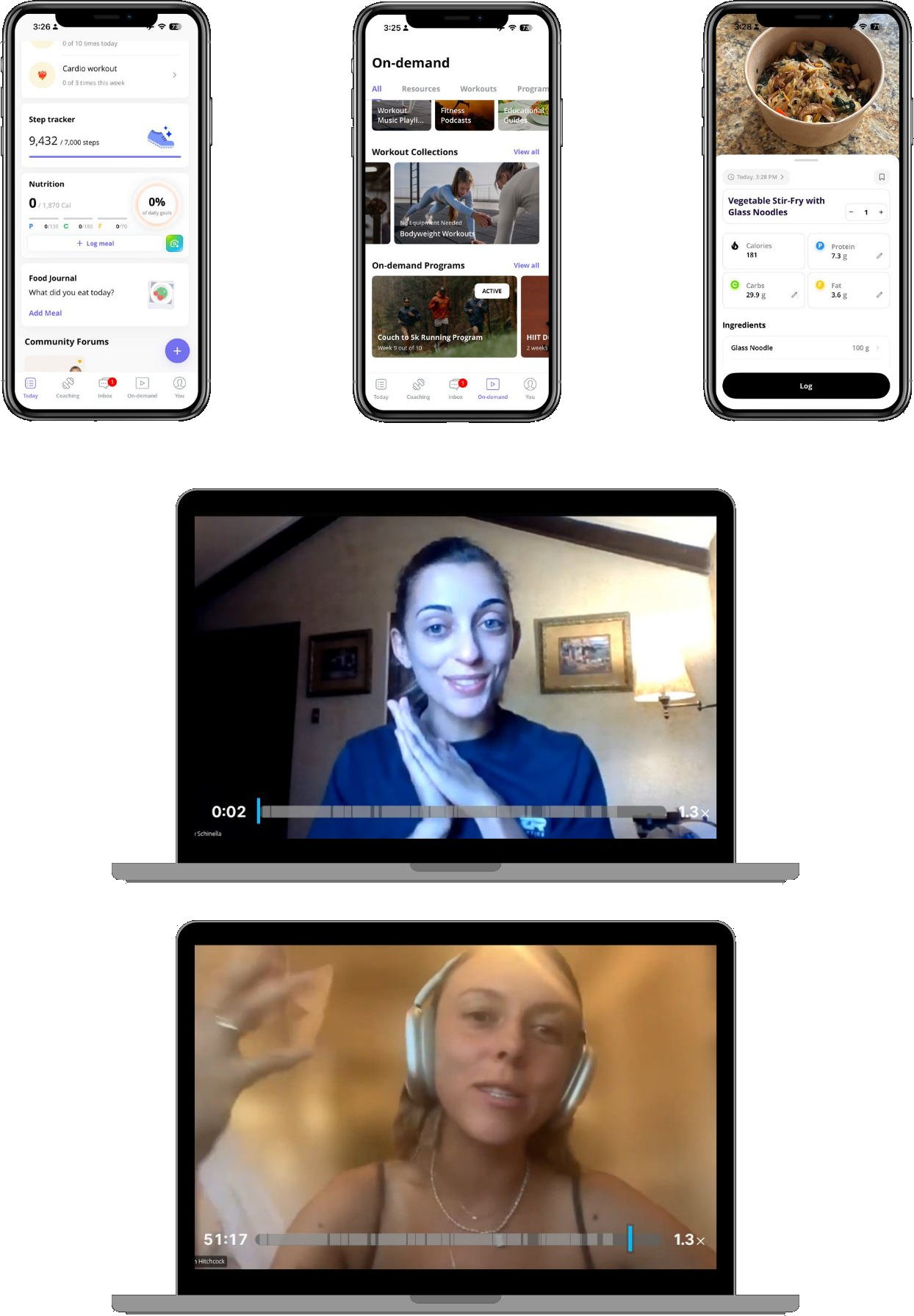 The Digital Nomad Fitness app and your coaches